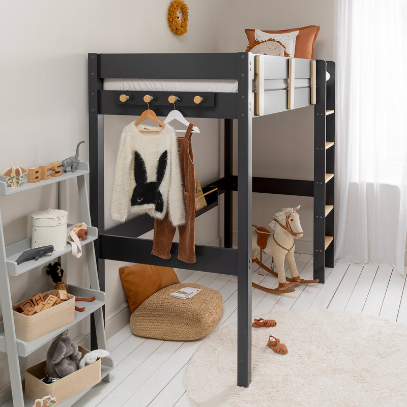 Una Highsleeper Cabin Bed in Anthracite