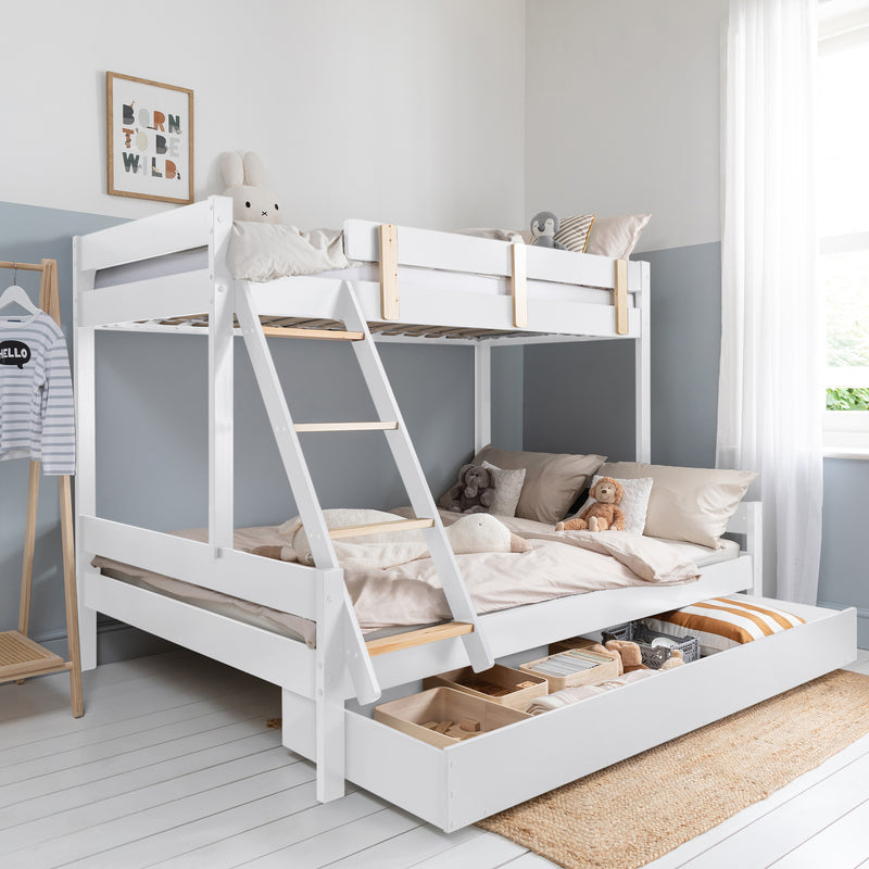 Flo Pull Out Trundle Storage Underbed in White