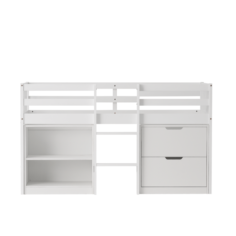 Mira Sleepstation Single Cabin Bed in White