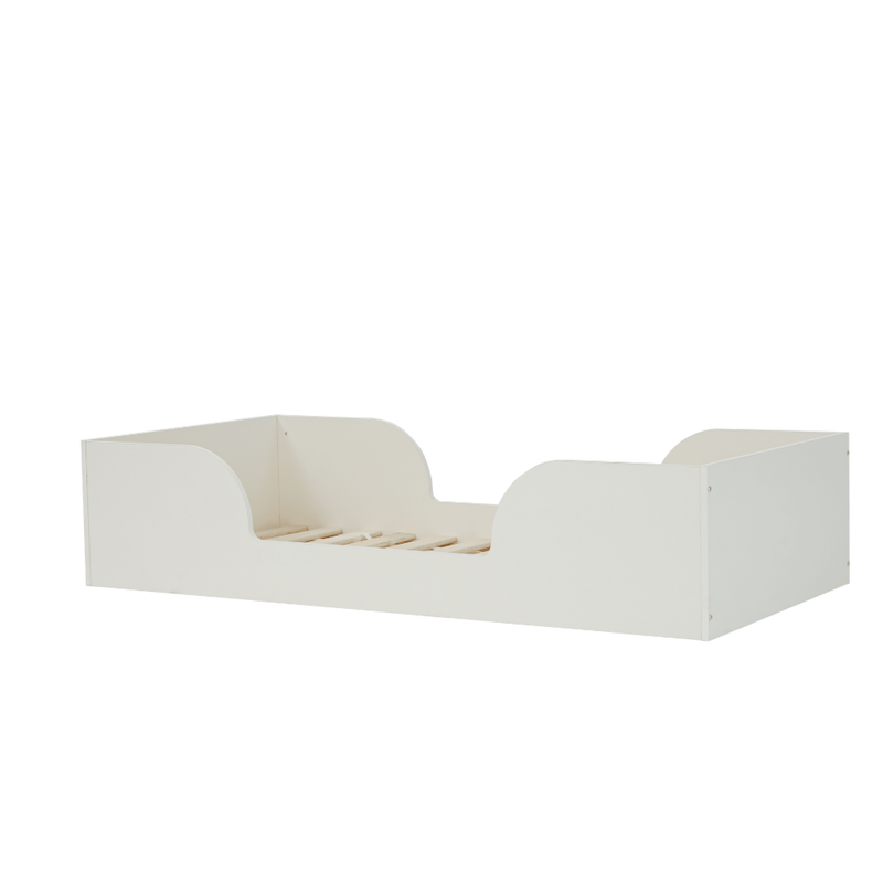 Lily Shorty Floor Bed in Classic White