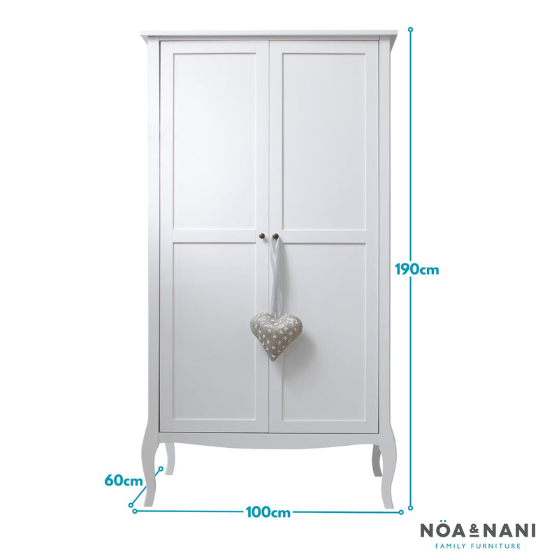 Camille Wardrobe in Classic White