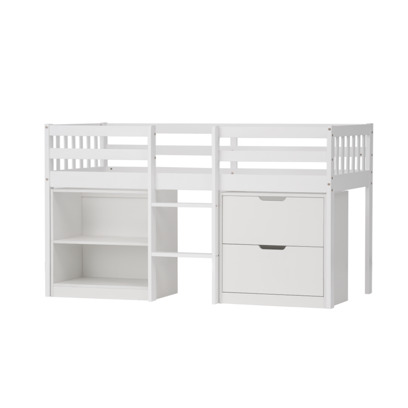 Mira Sleepstation Single Cabin Bed in White