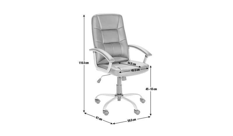 Walker Height Adjustable Office Chair - Black 14818401 (OpenBox- See T's & C's for details)