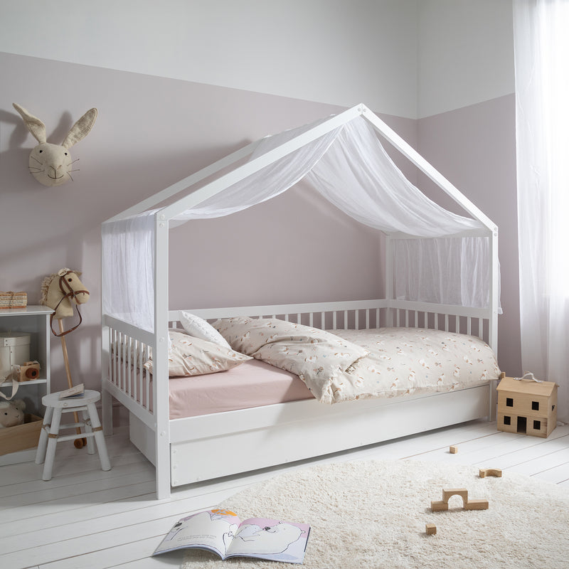 Lottie Treehouse Single Day Bed in Classic White