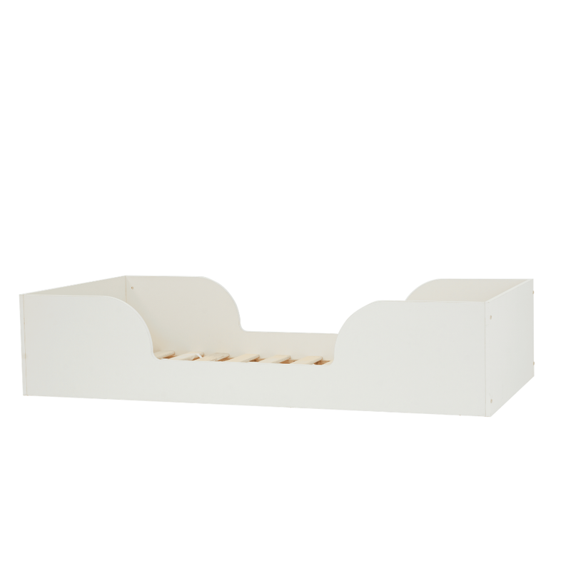 Lily Shorty Floor Bed in Classic White