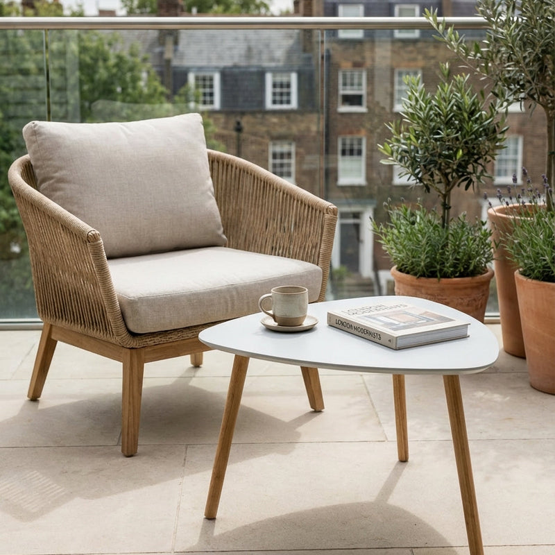 Malme Extra Large Outdoor Side Table for Balcony & Patio in Choice of Colours