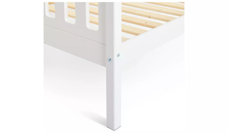 Kids Ronnie Single Day Bed - White 17570375 (OpenBox- See T's & C's for details)