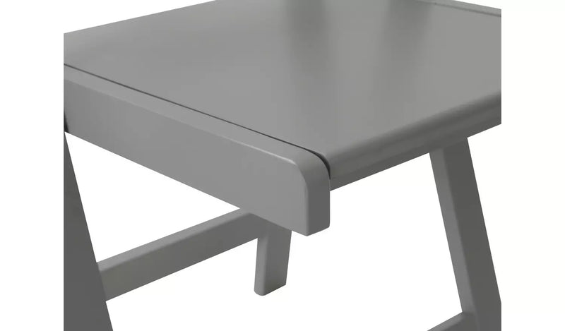 Butterfly Ext Grey Dining Table & 4 Grey Chairs 18461634 (OpenBox- See T's & C's for details)