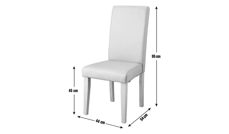 Pair of Midback Dining Chairs - Charcoal 18490980 (OpenBox- See T's & C's for details)