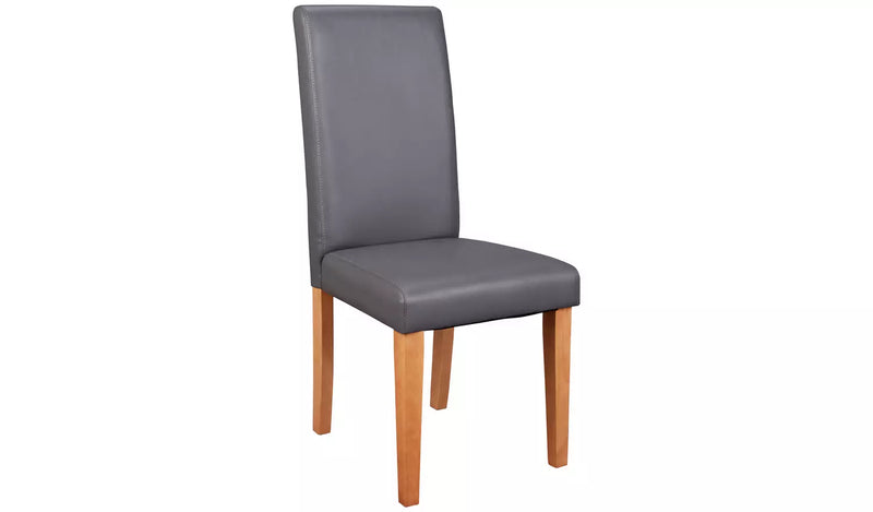Pair of Midback Dining Chairs - Charcoal 18490980 (OpenBox- See T's & C's for details)