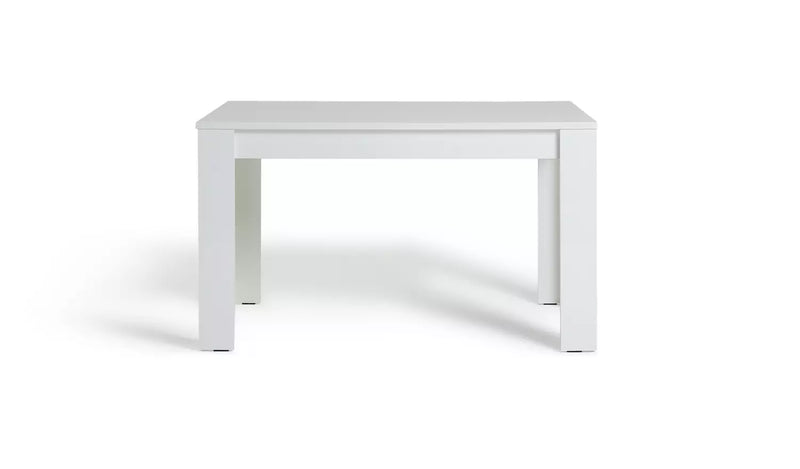 Miami Gloss 4 Seater Dining Table - White 18591559 (OpenBox- See T's & C's for details)