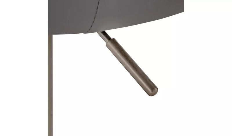 Ellington Quilted Faux Leather Bar Stool - Grey 18885825 (OpenBox- See T's & C's for details)