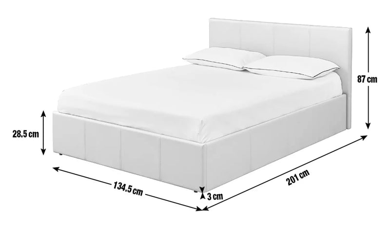 Lavendon Small Double Side Open Ottoman Bed- Grey 19432947 (OpenBox- See T's & C's for details)