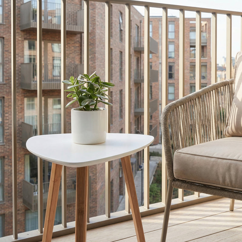 Malme Small Outdoor Side Table for Balcony & Patio in Choice of Colours