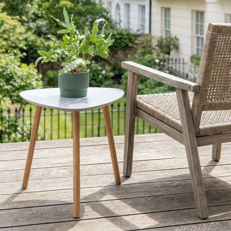 Malme Large Outdoor Side Table for Balcony & Patio in Choice of Colours