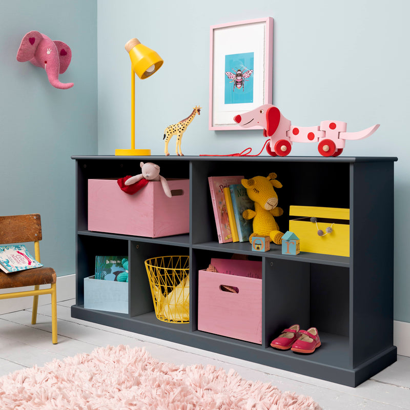 Halmstad Toy Cube Storage Unit in Grey