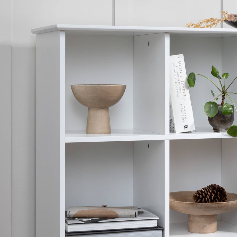 Halmstad 9 Cube Storage Cube Unit Sideboard in White