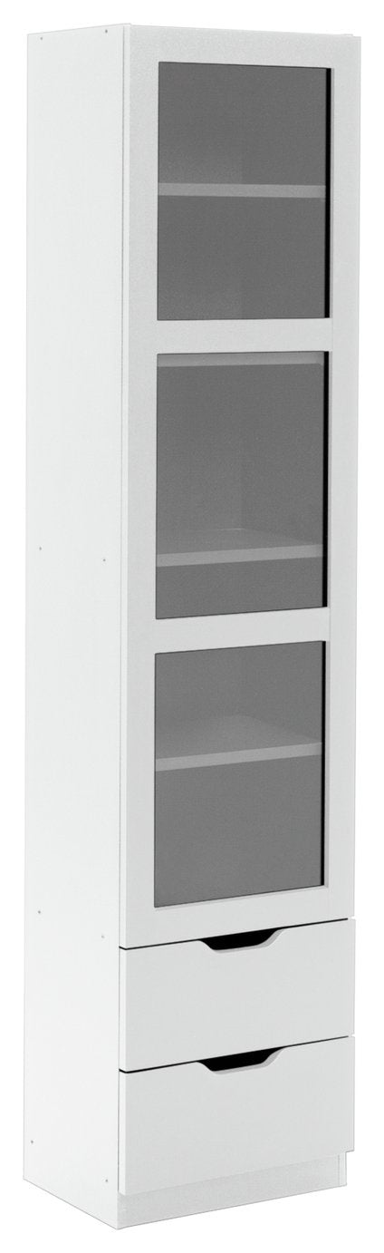 Compton glass display unit black 19200698 (OpenBox- See T's & C's for details)