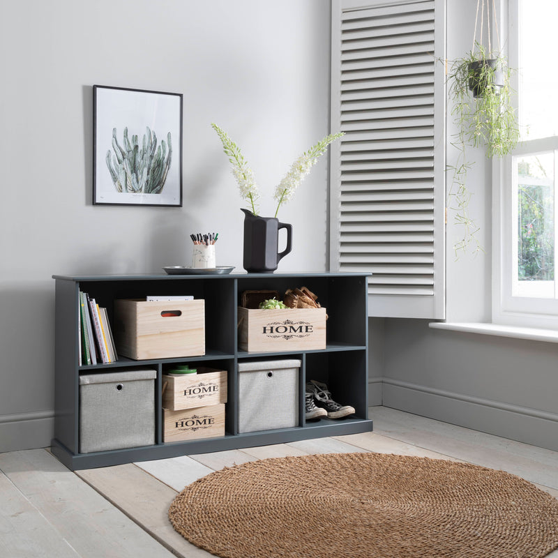 Halmstad Cube Storage Sideboard in Grey