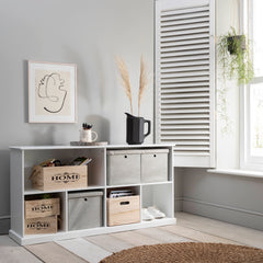 Halmstad Cube Storage Sideboard in White