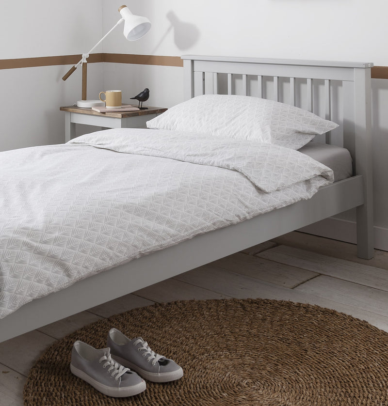 Hampshire Single Bed Frame in Silk Grey