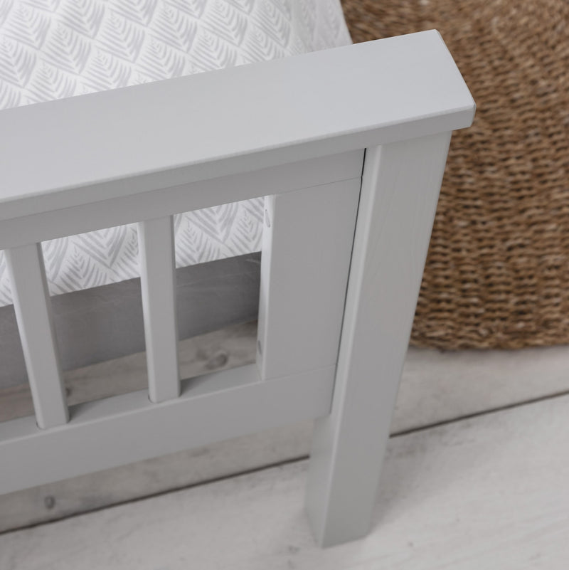 Hampshire Single Bed Frame in Silk Grey