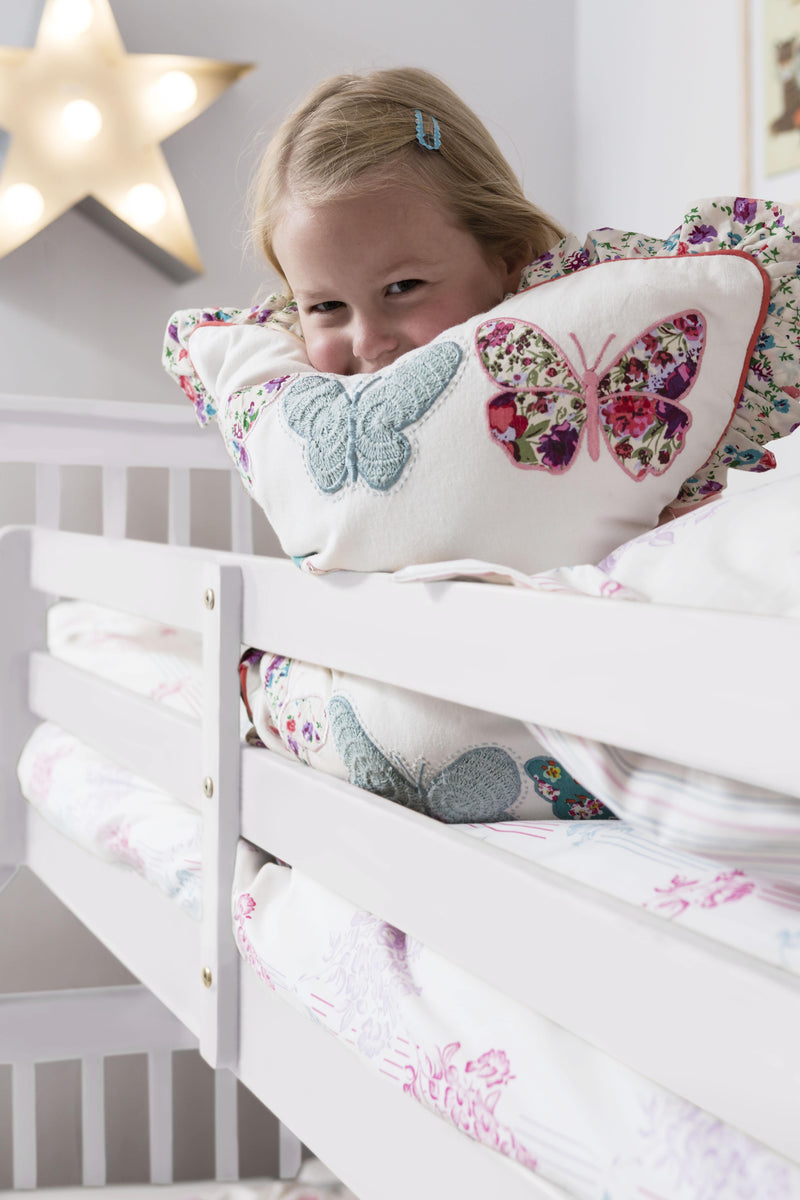 Hanna Triple Bunk Bed with Single and Double Bed in Classic White