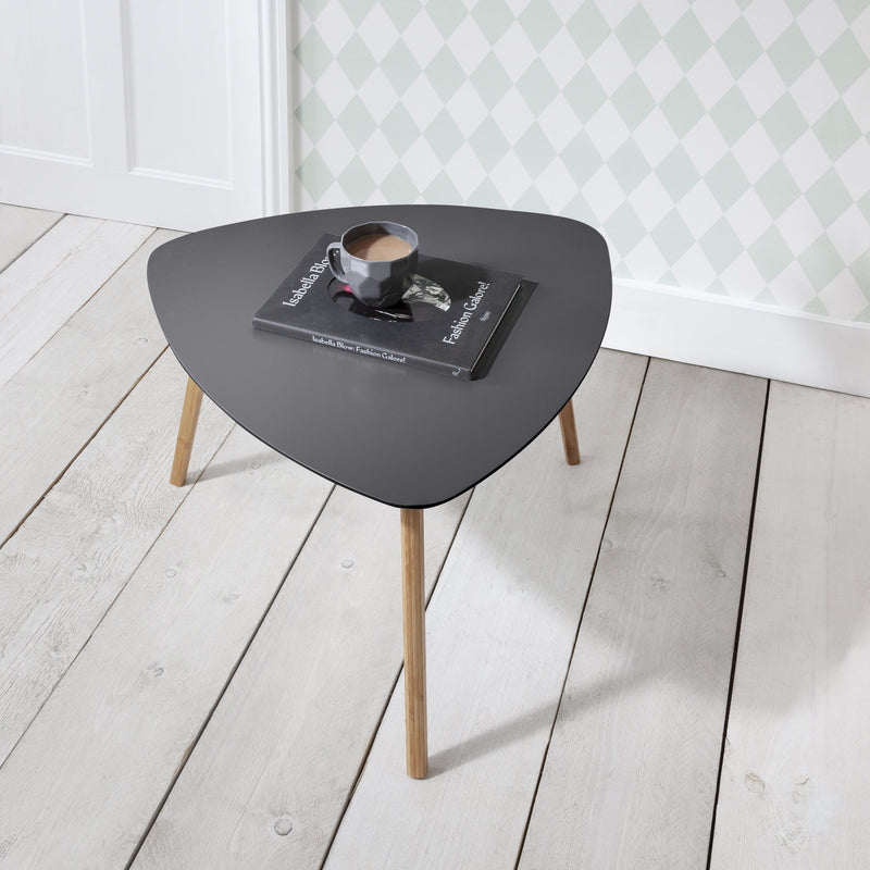 Malme Extra Large Side Table in Storm Grey and Natural Pine