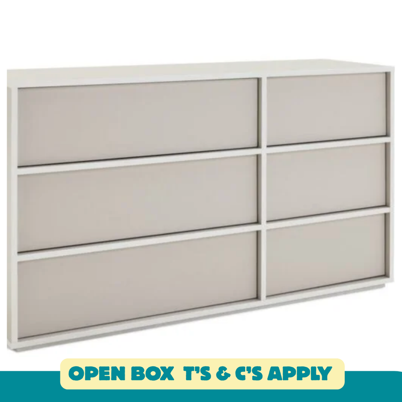 Edale 6 Drawer Chest - Putty 15826447 (OpenBox- See T's & C's for details)