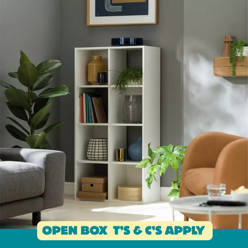 Squares 8 Cube Storage Unit - White 13130984 (OpenBox- See T's & C's for details)