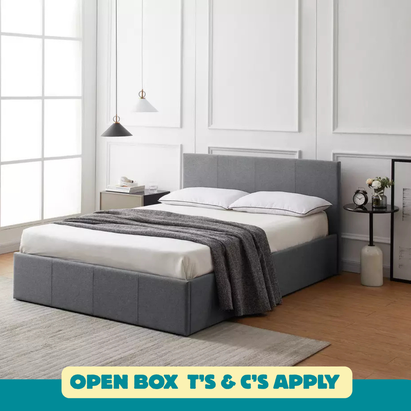 Heathdon Small Double Ottoman Bed Frame- Grey 19540554 (OpenBox- See T's & C's for details)