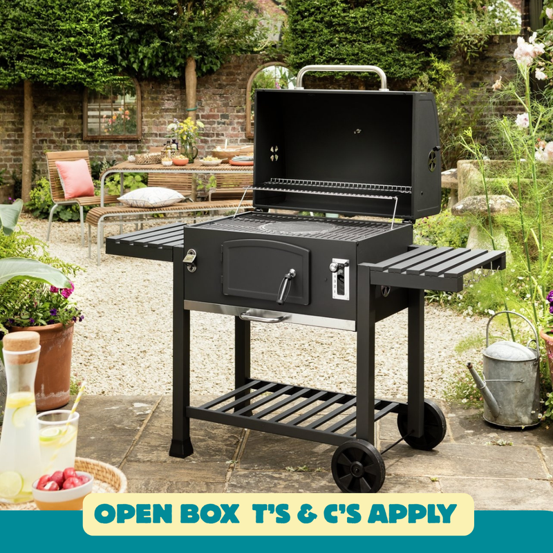XXL Charcoal BBQ - Black 19544031 (OpenBox- See T's & C's for details)