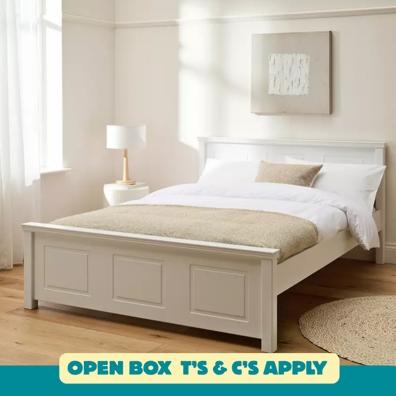 Grayson Small Double Bed - White 17711189 (OpenBox- See T's & C's for details)