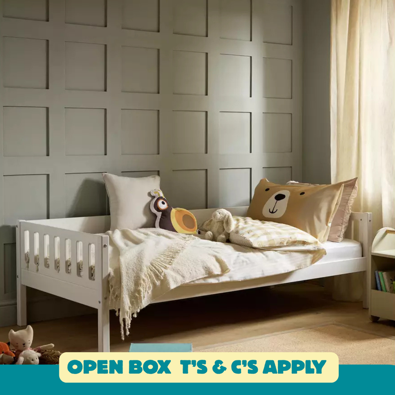 Kids Ronnie Single Day Bed - White 17570375 (OpenBox- See T's & C's for details)