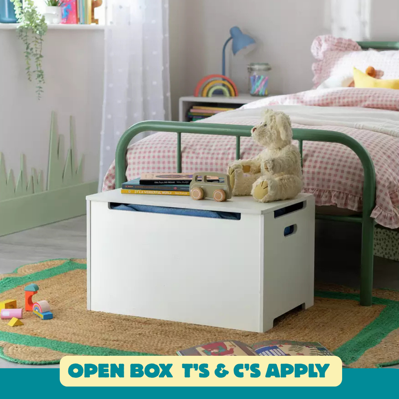 Kids Joni Toy Box - White 13155983 (OpenBox- See T's & C's for details)