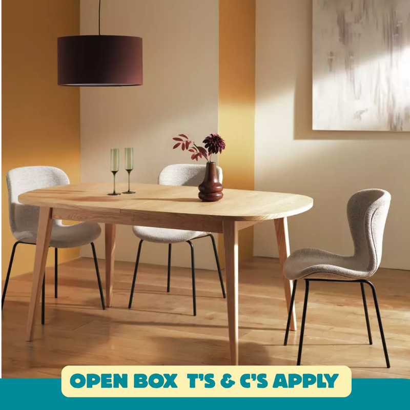 Etta Extending 6 - 8 Seater Dining Table - Natural 17449035 (OpenBox- See T's & C's for details)