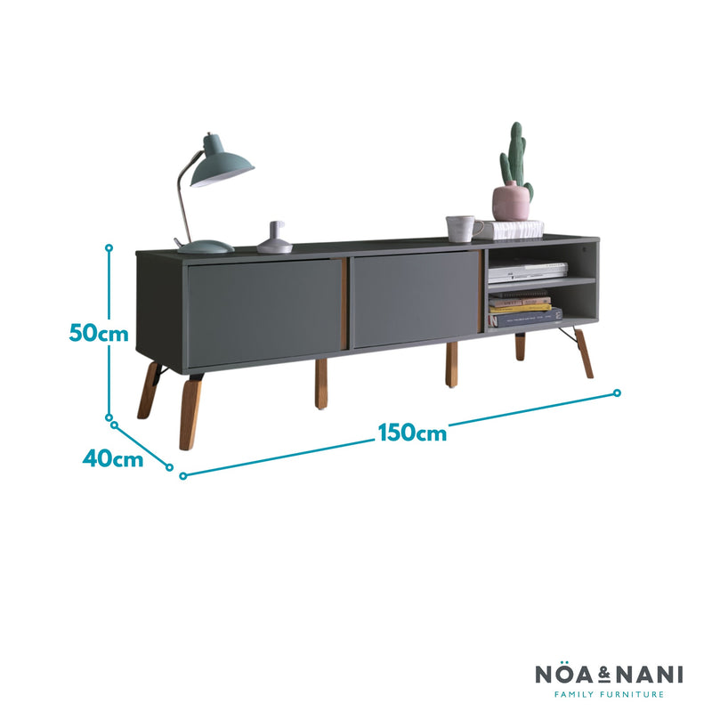 Otto TV Unit in Grey