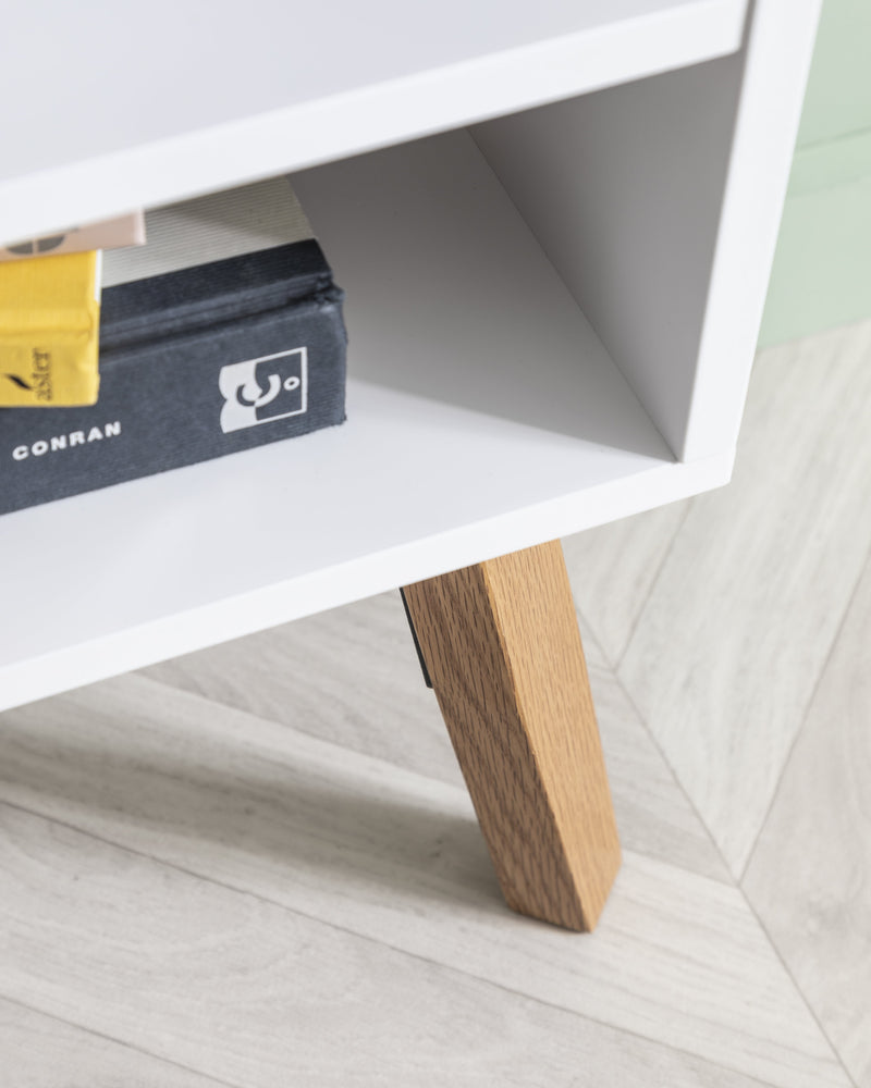 Otto TV Unit in Classic White