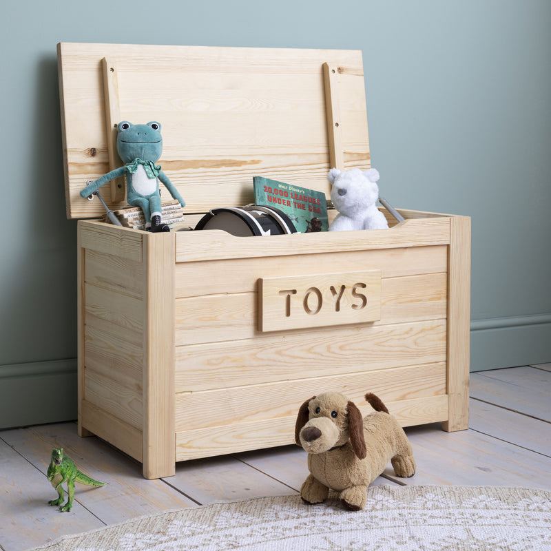 Jakob Toy Storage Box in Natural Pine