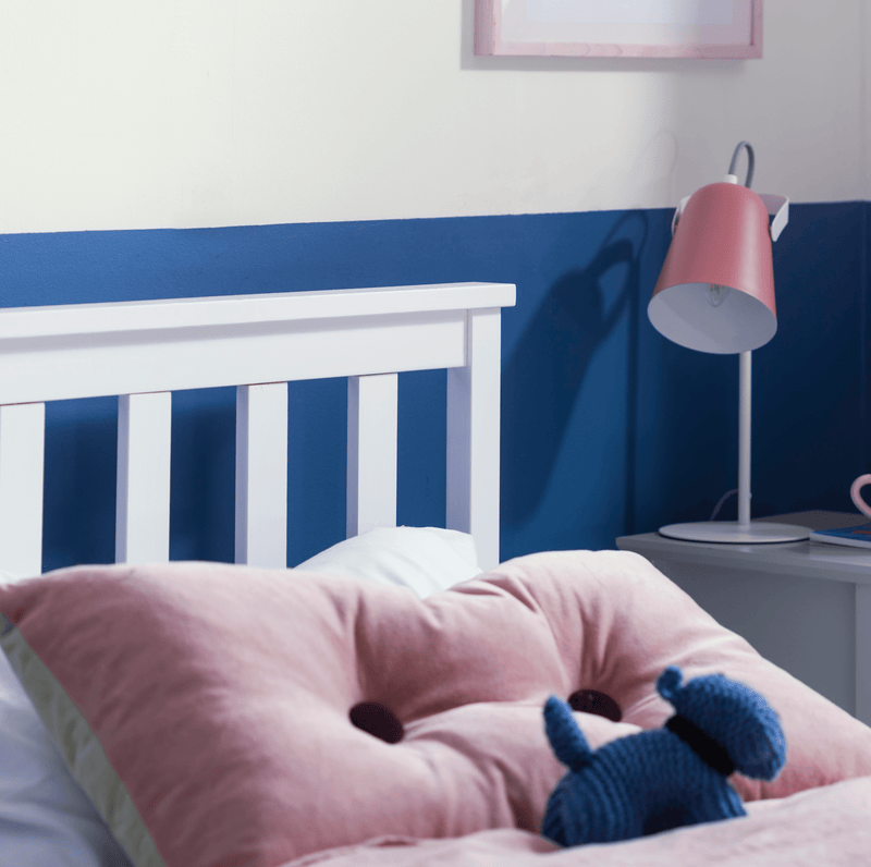 Dorset Single Bed with Pull Out Spacesaver Trundle in Classic White