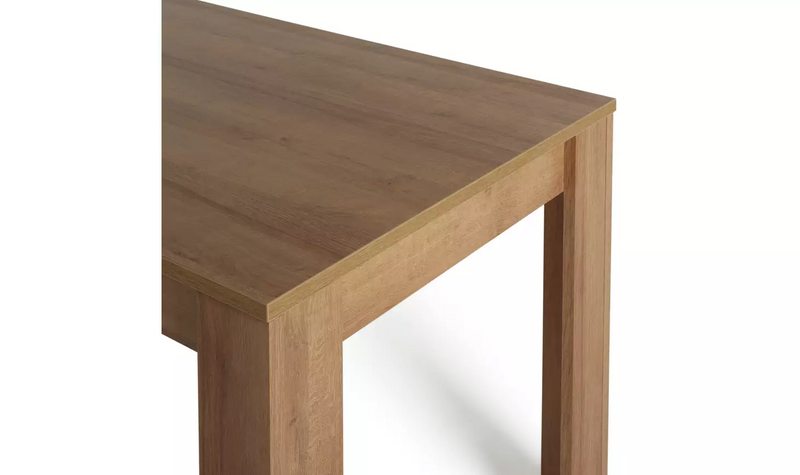 4 Seater Dining Table - Oak Effect 17928532 (OpenBox- See T's & C's for details)