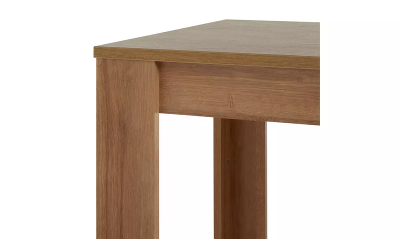 4 Seater Dining Table - Oak Effect 17928532 (OpenBox- See T's & C's for details)
