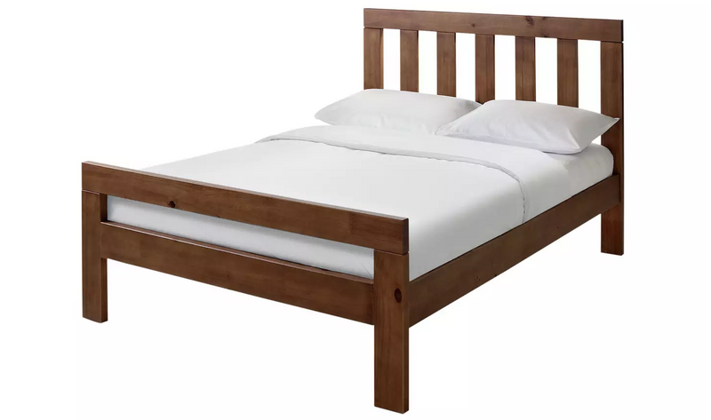 Chile Kingsize Wooden Bed Frame - Dark Wood 14987260 (OpenBox- See T's & C's for details)