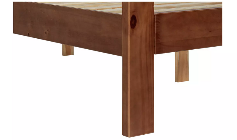 Chile Kingsize Wooden Bed Frame - Dark Wood 14987260 (OpenBox- See T's & C's for details)