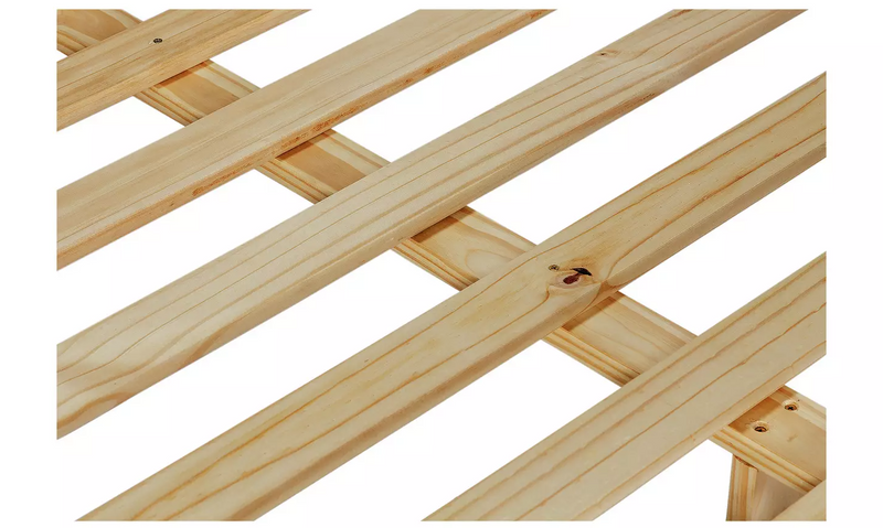 Chile Kingsize Wooden Bed Frame - Dark Wood 14987260 (OpenBox- See T's & C's for details)
