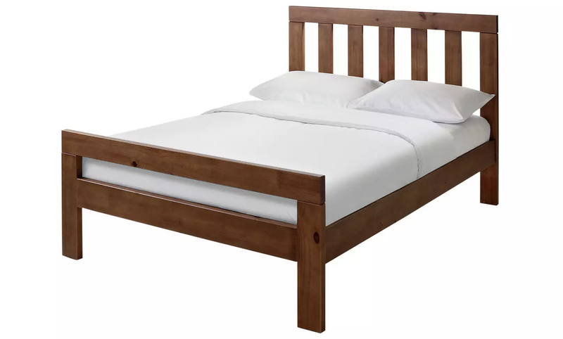 Chile Kingsize Wooden Bed Frame - Dark Wood 14987260 (OpenBox- See T's & C's for details)