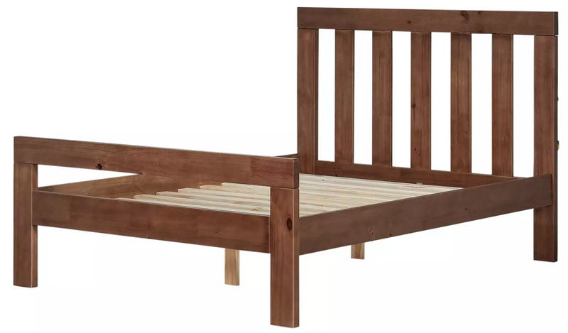 Chile Kingsize Wooden Bed Frame - Dark Wood 14987260 (OpenBox- See T's & C's for details)