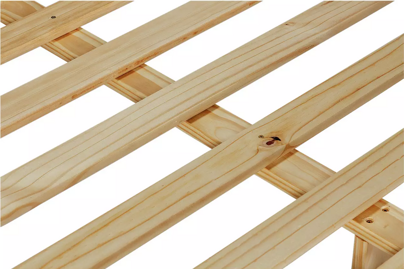 Chile Kingsize Wooden Bed Frame - Dark Wood 14987260 (OpenBox- See T's & C's for details)