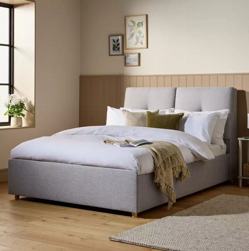 Jakob Double Ottoman Bed Frame - Grey 14375528 (OpenBox- See T's & C's for details)