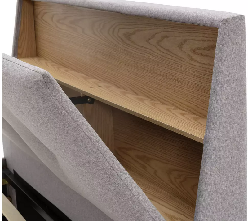 Jakob Double Ottoman Bed Frame - Grey 14375528 (OpenBox- See T's & C's for details)